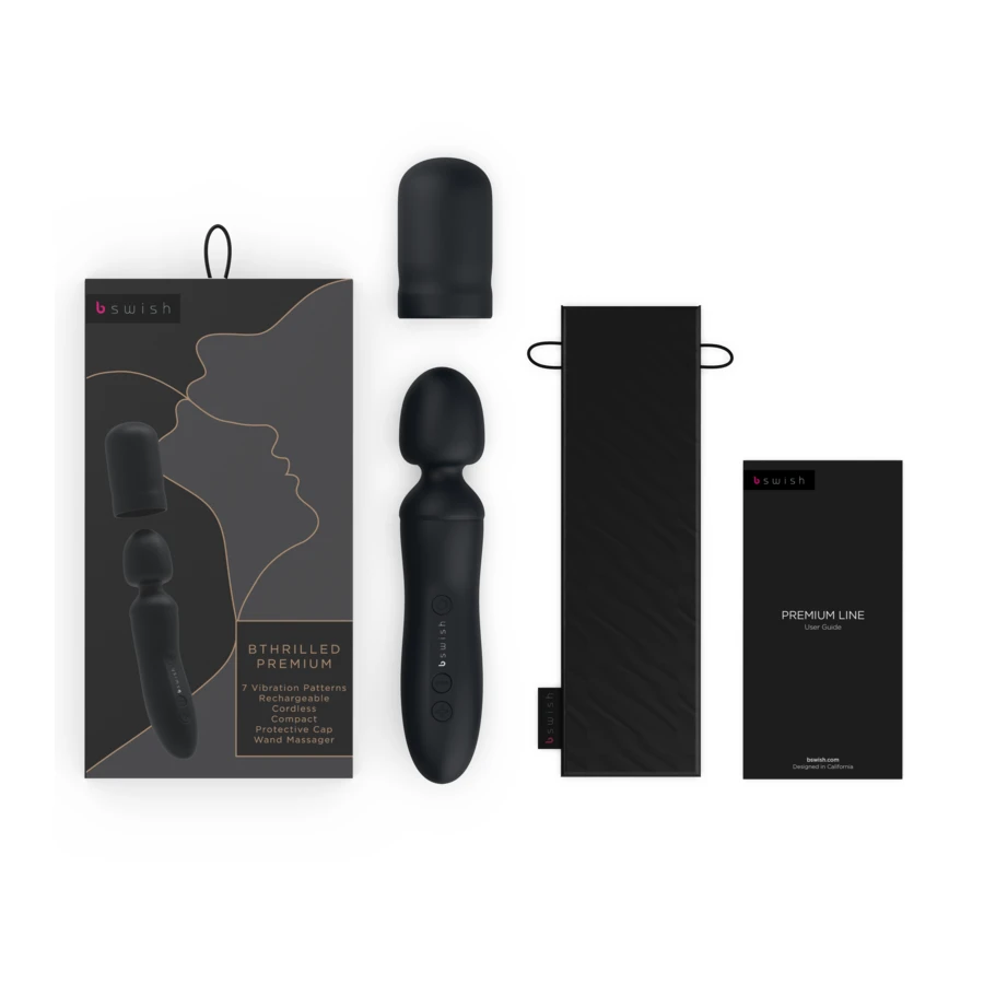 B SWISH - BACCHETTA VIBRATORE BTHRILLED PREMIUM NERA